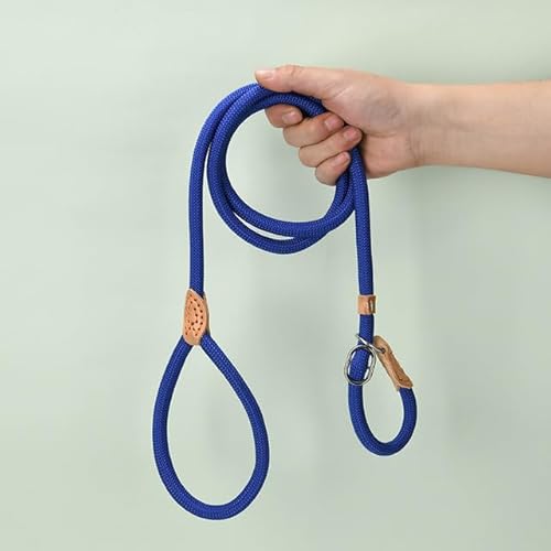 QIUMING 1 Stück Hundewelpenleine, Verstellbarer Ringkragen, Haustier-Trainingsleine für mittelgroße und große Hunde, Gleitseil, Leine, geflochtenes Seil, Hundehalsbänder QIUMING 1 Stück Hundewelpenleine, Verstellbarer Ringkragen, Haustier-Trainingsleine für mittelgroße und große Hunde, Gleitseil, Leine, geflochtenes Seil, Hundehalsbänder von QIUMING
