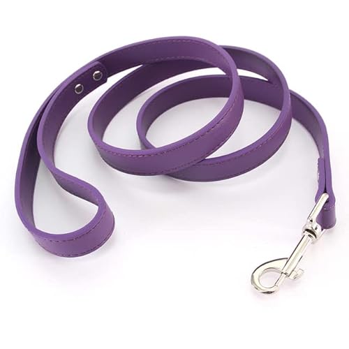 QIUMING 1 Stücke Hundeleine Soild Farbe Leder Pet Walking Training Führt Für Small Medium Large Hunde Katze Im Halsband Und Geschirr 120 cm QIUMING 1 Stücke Hundeleine Soild Farbe Leder Pet Walking Training Führt Für Small Medium Large Hunde Katze Im Halsband Und Geschirr 120 cm von QIUMING