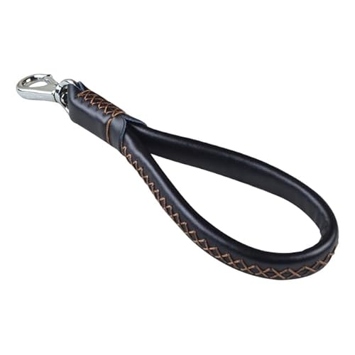 QIUMING 1PC Leder Hundehalsbänder Und Leinen Kurze Haustier Leine Gürtel Zugseil Für Hunde Rasse Zubehör QIUMING 1PC Leder Hundehalsbänder Und Leinen Kurze Haustier Leine Gürtel Zugseil Für Hunde Rasse Zubehör von QIUMING