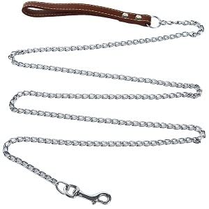 Bisssichere Hochleistungskette für Hunde, Leine für Haustiere, Metallleine, Griff, Auslösehaken für Haustiere, Trainingshalsband, Leine, Halskette, Hundeprodukt von QIUMING