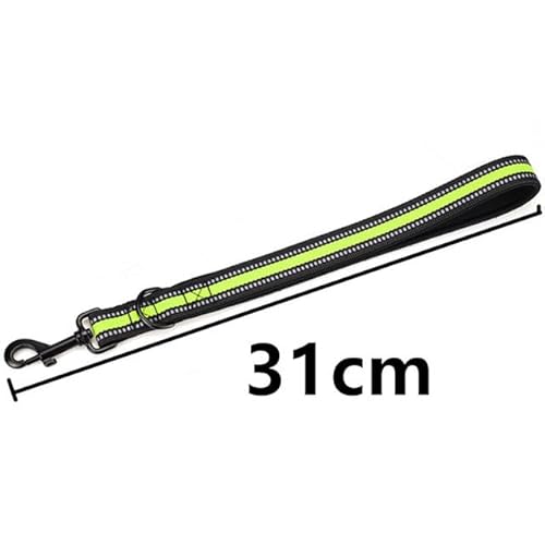 QIUMING Hundeleine, Kurze Hundeleine, reflektierende Leinen für große Hunde, zum Spazierengehen, Nylon, kurzes Seil, für Hunde, Reisen, Haustierkette QIUMING Hundeleine, Kurze Hundeleine, reflektierende Leinen für große Hunde, zum Spazierengehen, Nylon, kurzes Seil, für Hunde, Reisen, Haustierkette von QIUMING