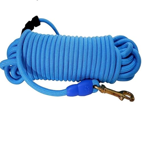 QIUMING Hundetrainingsleinen, Lange Leine mit gepolstertem Schaumstoffgriff, für kleine, mittelgroße und große Hunde mit hoher Beanspruchung, Tracking, Camping, Agility-Training QIUMING Hundetrainingsleinen, Lange Leine mit gepolstertem Schaumstoffgriff, für kleine, mittelgroße und große Hunde mit hoher Beanspruchung, Tracking, Camping, Agility-Training von QIUMING
