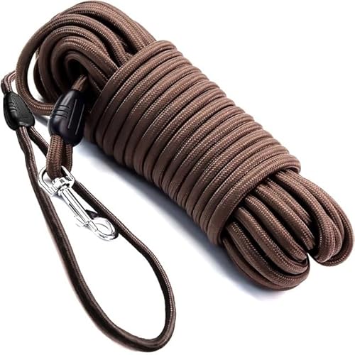 QIUMING Hundetrainingsleinen, Lange Leine mit gepolstertem Schaumstoffgriff, für kleine, mittelgroße und große Hunde mit hoher Beanspruchung, Tracking, Camping, Agility-Training QIUMING Hundetrainingsleinen, Lange Leine mit gepolstertem Schaumstoffgriff, für kleine, mittelgroße und große Hunde mit hoher Beanspruchung, Tracking, Camping, Agility-Training von QIUMING