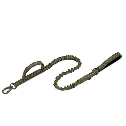 QIUMING Militärische Taktische Hundeleine, elastische Hundeleine, langlebige Nylonleine für mittelgroße Hunde, Outdoor-Hundetrainingszubehör QIUMING Militärische Taktische Hundeleine, elastische Hundeleine, langlebige Nylonleine für mittelgroße Hunde, Outdoor-Hundetrainingszubehör von QIUMING