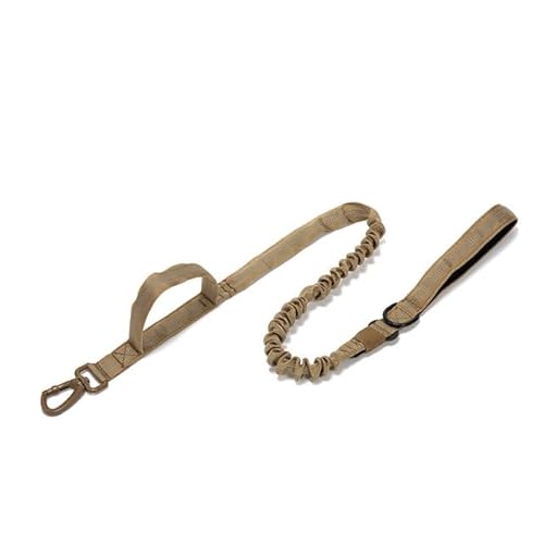 QIUMING Militärische Taktische Hundeleine, elastische Hundeleine, langlebige Nylonleine für mittelgroße Hunde, Outdoor-Hundetrainingszubehör QIUMING Militärische Taktische Hundeleine, elastische Hundeleine, langlebige Nylonleine für mittelgroße Hunde, Outdoor-Hundetrainingszubehör von QIUMING