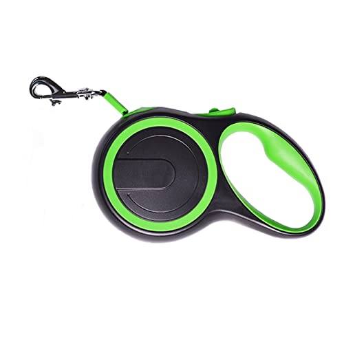 QIUYMGFG Hundeleine Verstellbare Führleine Haustiereleine mit 8 Metern automatisch einziehbarem Seil, geeignet für große Hunde geeignet(Green,3m-15kg) von QIUYMGFG