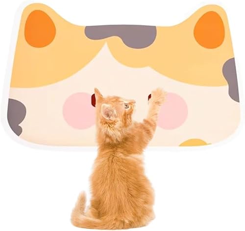 Katzenkratzbrett, 80x50 cm Selbstklebende Katzenkratzmatte, Katzenkratzbrett, Katzenkratzmatte zum Schutz von Möbeln und Katzenkrallen, Katzenkratzmatte für Sofas, Wände und Möbel (kratzbrett C) von QIXUJAK