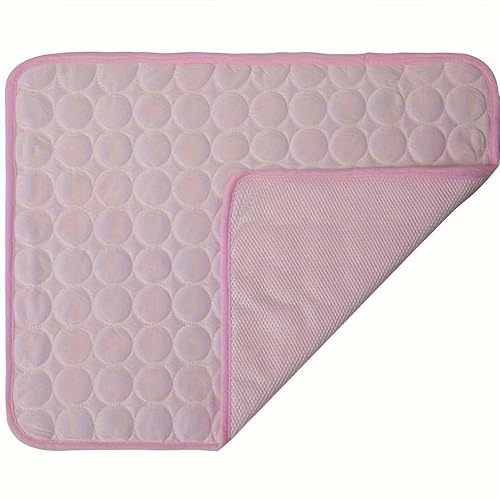 QIXUJAK 2025 Neu Kühlmatte für Den Sommer,Kühlmatte Hund, Hundekühlmatte für Hund & Katze Selbstkühlende Matte für Haustiere Summer Pet Ice Pad Abrieb- und Bissfest Natürliche Kühlung (Rosa,S) QIXUJAK 2025 Neu Kühlmatte für Den Sommer,Kühlmatte Hund, Hundekühlmatte für Hund & Katze Selbstkühlende Matte für Haustiere Summer Pet Ice Pad Abrieb- und Bissfest Natürliche Kühlung (Rosa,S) von QIXUJAK