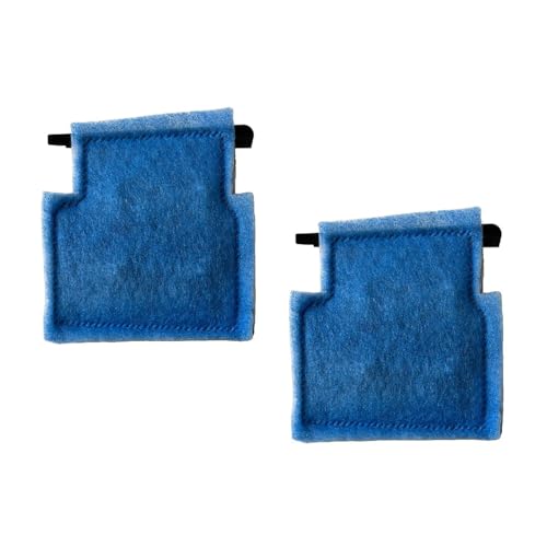QIYUDUOLA Aquariumfilter, leise Kartusche, Baumwoll-Filtration, dünnes Pad, Aquarium-Zubehör, Filtereinsätze (2 Stück) von QIYUDUOLA