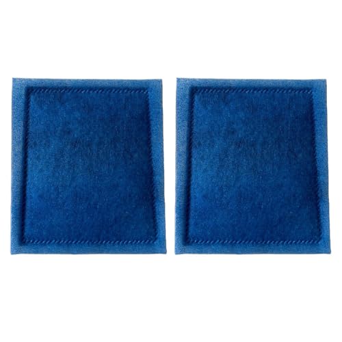 QIYUDUOLA Aquariumfilter, leise Kartusche, Baumwoll-Filtration, dünnes Pad, Aquarium-Zubehör, Filtereinsätze (2 Stück) von QIYUDUOLA