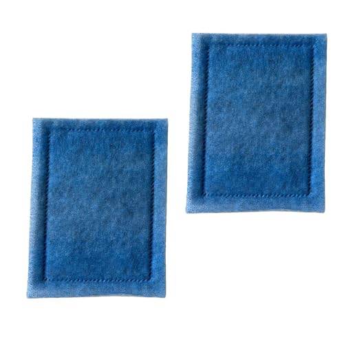 QIYUDUOLA Aquariumfilter, leise Kartusche, Baumwoll-Filtration, dünnes Pad, Aquarium-Zubehör, Filtereinsätze (2 Stück) von QIYUDUOLA