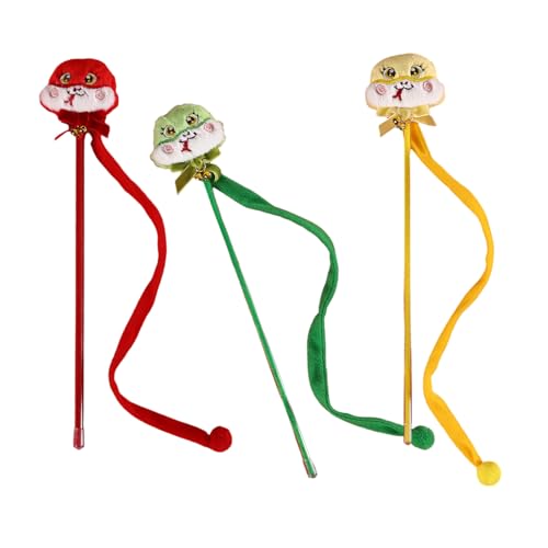 QIYUDUOLA Schlangen-Maskottchen Teasing Rod für Spaß interaktives Spielen Kätzchen Zauberstab Spielzeug Katzen Fitness Angeln Zauberstab Spielzeug Spaß Übung QIYUDUOLA Schlangen-Maskottchen Teasing Rod für Spaß interaktives Spielen Kätzchen Zauberstab Spielzeug Katzen Fitness Angeln Zauberstab Spielzeug Spaß Übung von QIYUDUOLA