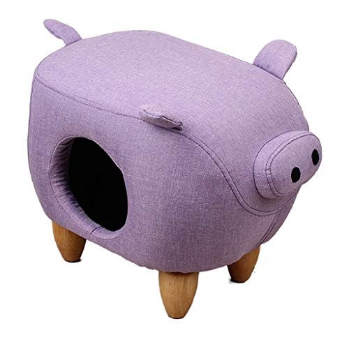 QIooQsaQ Haustier-Hundebett, niedlich, Cartoon, weich, waschbar, Tierform, Hundehütte (Farbe: D) (Farbe: C) (A) von QIooQsaQ