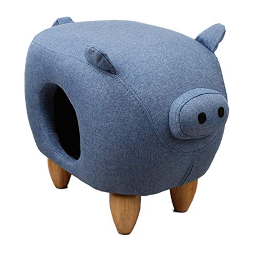 QIooQsaQ Haustier-Hundebett, niedlich, Cartoon, weich, waschbar, Tierform, Hundehütte (Farbe: D) (Farbe: C) (B) von QIooQsaQ