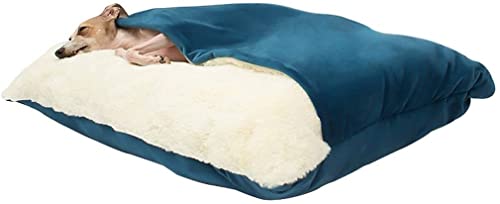 QIooQsaQ Katzenbetten, Hundebetten, Deluxe-Hundebett, weiches Plüsch-Haustierbett, Hundekäfig-Matte, maschinenwaschbar, rutschfest, Haustiernest, Haustiernest, Innennest, Haustierbett, Häuser (Farbe QIooQsaQ Katzenbetten, Hundebetten, Deluxe-Hundebett, weiches Plüsch-Haustierbett, Hundekäfig-Matte, maschinenwaschbar, rutschfest, Haustiernest, Haustiernest, Innennest, Haustierbett, Häuser (Farbe von QIooQsaQ