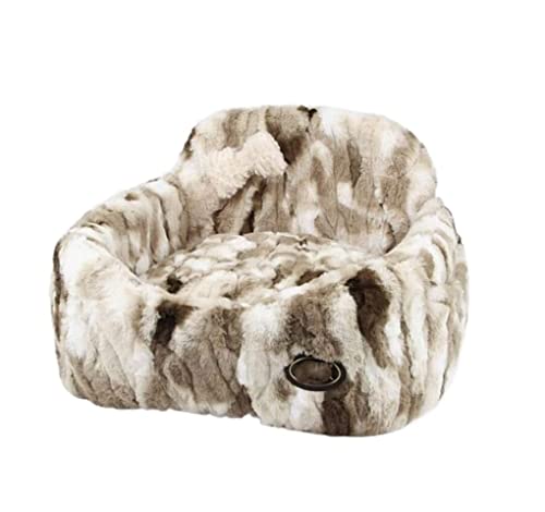 QIooQsaQ Katzenbetten Hundebetten Weiches Kuchennest Haustier Katze Kitty Bett Haus Warm Welpe Haustier Hundebett Chihuahua Teddy Bett Hundematte Katzenschlafsack Zwinger Haustierbett Häuser () von QIooQsaQ