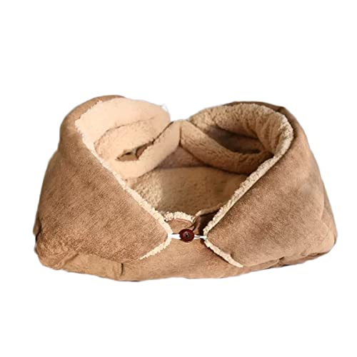 QIooQsaQ Multifunktionale Schlafmatte für den Winter, warm, Katzenstreu, Katzenschlafsack mit Teppich, für Hunde und Katzen, Outdoor-Schlafbett (C,80 x 60 cm) von QIooQsaQ