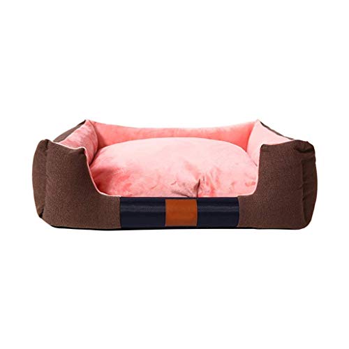 QIooQsaQ Spielzeug-Haustierbedarf, atmungsaktives Leinen-Haustierbett für (Farbe: A, Größe: M) (Farbe: E, Größe: Medium) (E XXLarge) von QIooQsaQ