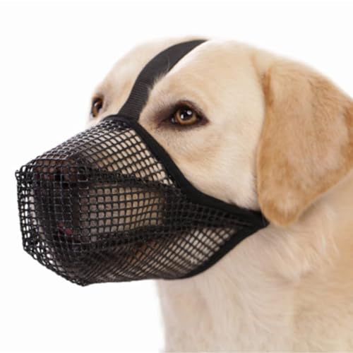 QKEPCY Maulkorb Für Hunde Weicher Netzmaulkorb Strapazierfähiger weicher Kunststoff Maulkorb Hund Verstellbares Gurtband Verhinderung von Bellen Beißen und Kauen QKEPCY Maulkorb Für Hunde Weicher Netzmaulkorb Strapazierfähiger weicher Kunststoff Maulkorb Hund Verstellbares Gurtband Verhinderung von Bellen Beißen und Kauen von QKEPCY