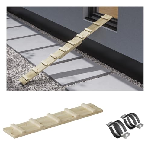 Katzenleiter Katzentreppe Katzenstufe für Balkon Treppe 1m mit Klemmen Katzenleiter Katzentreppe Katzenstufe für Balkon Treppe 1m mit Klemmen von QLS