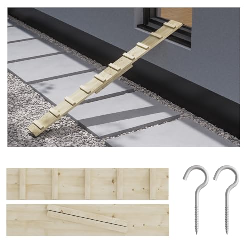 Katzenleiter Katzentreppe Katzenstufe für Balkon Treppe 4m mit Schraubhaken Katzenleiter Katzentreppe Katzenstufe für Balkon Treppe 4m mit Schraubhaken von QLS