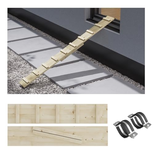 Katzenleiter Katzentreppe Katzenstufe für Balkon Treppe 6 m mit Klemmen Katzenleiter Katzentreppe Katzenstufe für Balkon Treppe 6 m mit Klemmen von QLS