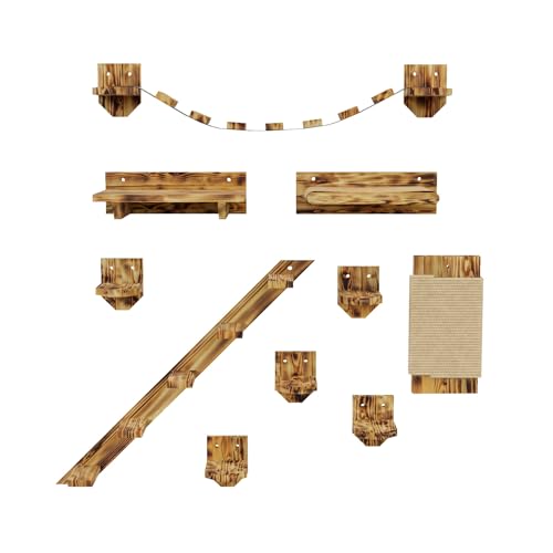 Kletterwand Katzen Wandliege Katzenliege Katzenset Katzenbett Katzenregal Katzenspielfeld Wandmontage XXL Kletterwand Katzen Wandliege Katzenliege Katzenset Katzenbett Katzenregal Katzenspielfeld Wandmontage XXL von QLS