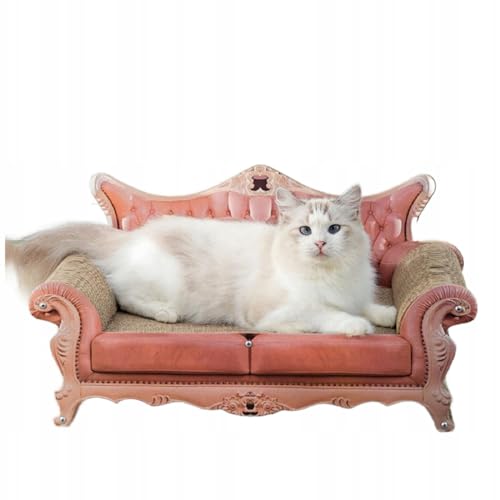 Kratzbrett für Katzen aus Pappe, Wellpappe Kratzmöbel, Kratzspielzeug Kratzlounge Katze Matte, Kratzpad für Katze, Katzenspielzeug Kratzen Pappe, Rosa Kratzbrett für Katzen aus Pappe, Wellpappe Kratzmöbel, Kratzspielzeug Kratzlounge Katze Matte, Kratzpad für Katze, Katzenspielzeug Kratzen Pappe, Rosa von QLS