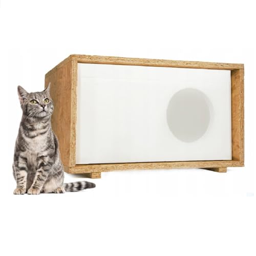 QLS Wetterfestes Katzenhaus aus Styropor – 43x41 cm isoliertes Schutzhäuschen QLS Wetterfestes Katzenhaus aus Styropor – 43x41 cm isoliertes Schutzhäuschen von QLS
