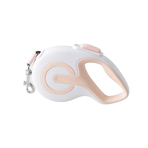 QLXYYFC Einziehbare Schleppleine 3m / 5m Robuste & wetterfeste Hundeleine für eine erfolgreiche Hundeerziehung,für alle Hunderassen (Color : Pink, Size : 3m) von QLXYYFC