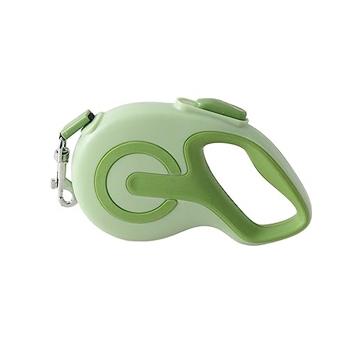 QLXYYFC Hundeleine Verwickelungsfreie 3/5 m für Hunde bis 50 kg für alle Hunderassen (Color : Verde, Size : 5m) von QLXYYFC