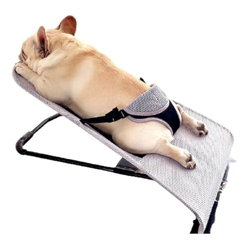 Schaukelbettstuhl für Haustiere, tragbarer Klappstuhl/Bett für Hunde im Freien, Schlafpartner, schwankungssicher/einfach zu montieren und zur Reinigung abnehmbar (A) von QLYFWLKQ