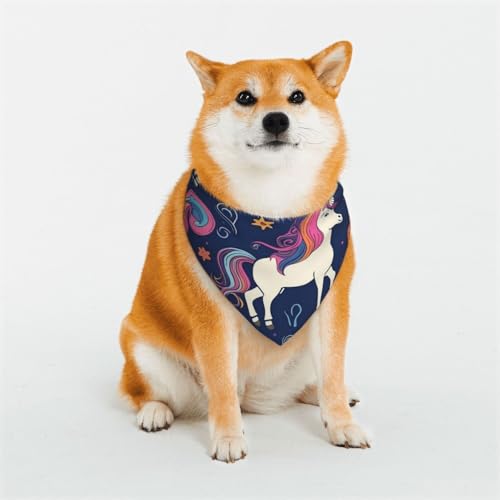 Hundehalstuch, Regenbogen, verstellbar, Haustierhalstücher für Hunde, Weihnachten, Haustier-Schal, Dreieck-Lätzchen, Halstuch, weich, atmungsaktiv, Welpen-Bandana für kleine, mittelgroße und große Hundehalstuch, Regenbogen, verstellbar, Haustierhalstücher für Hunde, Weihnachten, Haustier-Schal, Dreieck-Lätzchen, Halstuch, weich, atmungsaktiv, Welpen-Bandana für kleine, mittelgroße und große von QMNEHJ