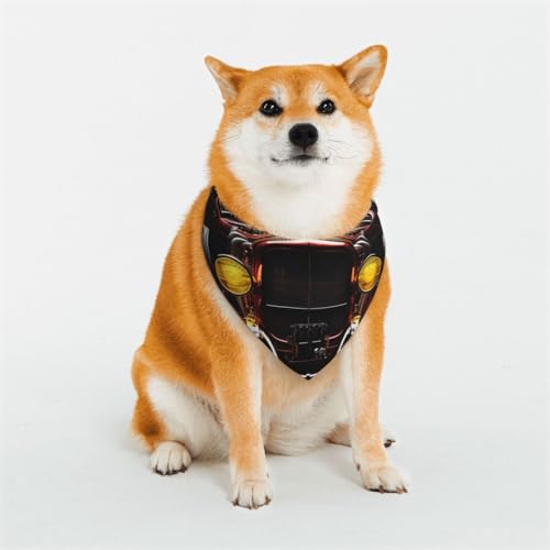 Hundehalstuch, Stange, Auto, verstellbare Haustierhalstücher für Hunde, Weihnachten, Haustier-Schal, Dreieck-Lätzchen, Halstuch, weich, atmungsaktiv, Welpen-Bandana für kleine, mittelgroße und große Hundehalstuch, Stange, Auto, verstellbare Haustierhalstücher für Hunde, Weihnachten, Haustier-Schal, Dreieck-Lätzchen, Halstuch, weich, atmungsaktiv, Welpen-Bandana für kleine, mittelgroße und große von QMNEHJ