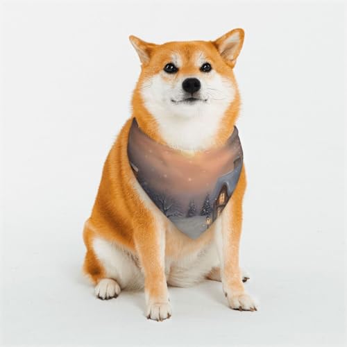 Hundehalstuch, Winter-Weihnachtstuch, verstellbar, Haustierhalstücher für Hunde, Weihnachten, Haustier-Schal, Dreieck-Lätzchen, Halstuch, weich, atmungsaktiv, Welpen-Bandana für kleine, mittelgroße Hundehalstuch, Winter-Weihnachtstuch, verstellbar, Haustierhalstücher für Hunde, Weihnachten, Haustier-Schal, Dreieck-Lätzchen, Halstuch, weich, atmungsaktiv, Welpen-Bandana für kleine, mittelgroße von QMNEHJ