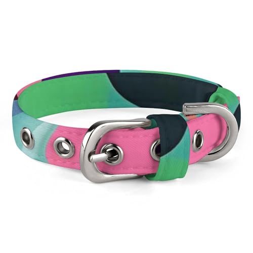 Hundehalsband, 90er-Jahre-Design, verstellbar, für kleine, mittelgroße Katzen und Hunde Hundehalsband, 90er-Jahre-Design, verstellbar, für kleine, mittelgroße Katzen und Hunde von QMNLKH