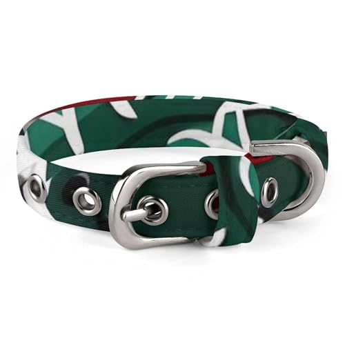 Hundehalsband, American Football, Schnürsenkel, verstellbar, für kleine, mittelgroße Katzen und Hunde Hundehalsband, American Football, Schnürsenkel, verstellbar, für kleine, mittelgroße Katzen und Hunde von QMNLKH