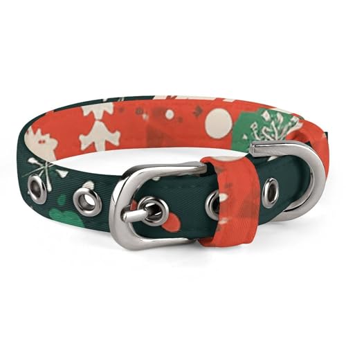 Hundehalsband, Animations-Stil, Weihnachtsbaum, verstellbar, für kleine, mittelgroße Katzen und Hunde Hundehalsband, Animations-Stil, Weihnachtsbaum, verstellbar, für kleine, mittelgroße Katzen und Hunde von QMNLKH