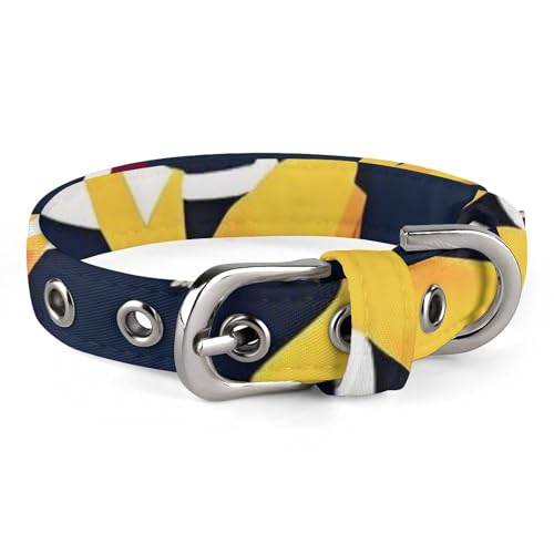 Hundehalsband, Ballsaal, Tanz, kleines Muster, verstellbar, für kleine, mittelgroße Katzen und Hunde Hundehalsband, Ballsaal, Tanz, kleines Muster, verstellbar, für kleine, mittelgroße Katzen und Hunde von QMNLKH