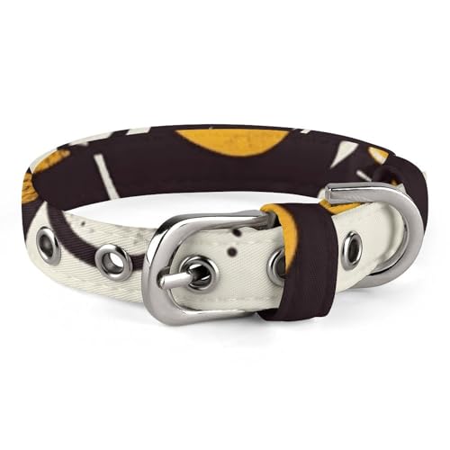 Hundehalsband, Bienenliebe, Honig, verstellbar, für kleine, mittelgroße Katzen und Hunde Hundehalsband, Bienenliebe, Honig, verstellbar, für kleine, mittelgroße Katzen und Hunde von QMNLKH