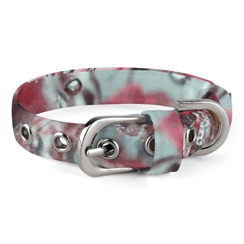 Hundehalsband, Blumen, die ins Wasser fallen, verstellbar, für kleine, mittelgroße Katzen und Hunde Hundehalsband, Blumen, die ins Wasser fallen, verstellbar, für kleine, mittelgroße Katzen und Hunde von QMNLKH