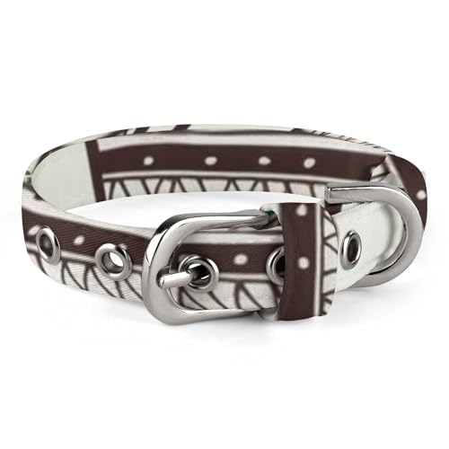 Hundehalsband, Bohemian-Elefantenmuster, verstellbar, für kleine, mittelgroße Katzen und Hunde Hundehalsband, Bohemian-Elefantenmuster, verstellbar, für kleine, mittelgroße Katzen und Hunde von QMNLKH