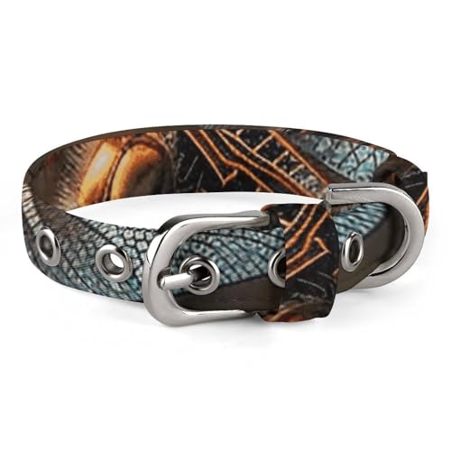 Hundehalsband, Libelle auf dem Wasser, verstellbar, für kleine, mittelgroße Katzen und Hunde Hundehalsband, Libelle auf dem Wasser, verstellbar, für kleine, mittelgroße Katzen und Hunde von QMNLKH