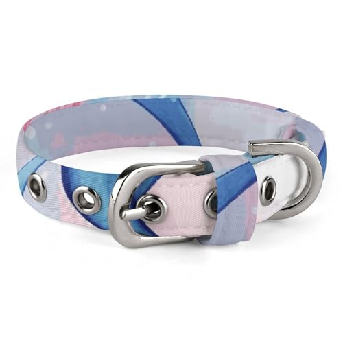 Hundehalsband, Meerestiere, Stachelrochen, verstellbar, für kleine, mittelgroße Katzen und Hunde Hundehalsband, Meerestiere, Stachelrochen, verstellbar, für kleine, mittelgroße Katzen und Hunde von QMNLKH