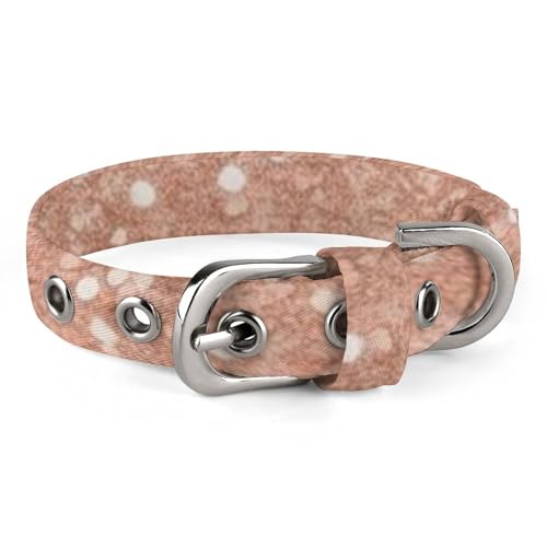 Hundehalsband, Rose, Kunstglitzer, verstellbar, für kleine, mittelgroße Katzen und Hunde Hundehalsband, Rose, Kunstglitzer, verstellbar, für kleine, mittelgroße Katzen und Hunde von QMNLKH