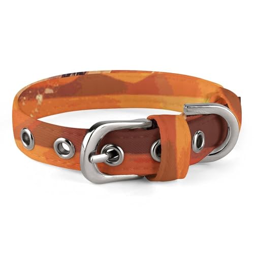 Hundehalsband, Sonnenuntergang, Delfin, verstellbar, für kleine, mittelgroße Katzen und Hunde Hundehalsband, Sonnenuntergang, Delfin, verstellbar, für kleine, mittelgroße Katzen und Hunde von QMNLKH