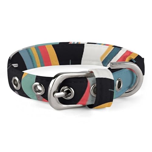 Hundehalsband, Weihnachtsdruck, verstellbar, für kleine, mittelgroße Katzen und Hunde Hundehalsband, Weihnachtsdruck, verstellbar, für kleine, mittelgroße Katzen und Hunde von QMNLKH