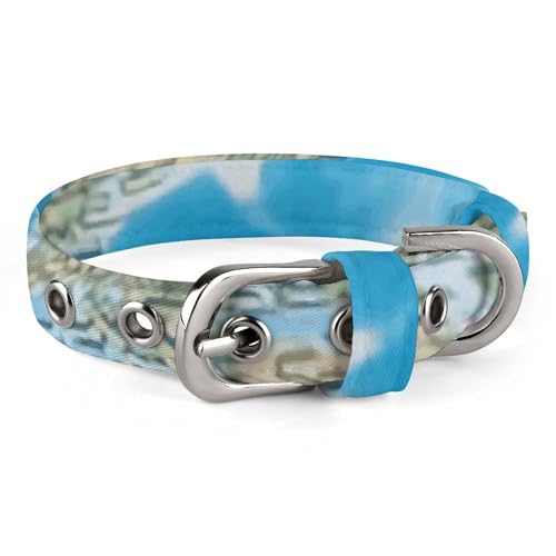 Hundehalsband, Weltkarte, verstellbar, für kleine, mittelgroße Katzen und Hunde Hundehalsband, Weltkarte, verstellbar, für kleine, mittelgroße Katzen und Hunde von QMNLKH