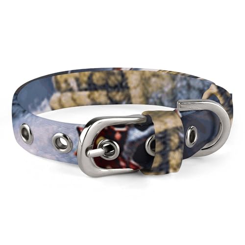 Hundehalsband, Winter, Schneemann, verstellbar, für kleine, mittelgroße Katzen und Hunde Hundehalsband, Winter, Schneemann, verstellbar, für kleine, mittelgroße Katzen und Hunde von QMNLKH