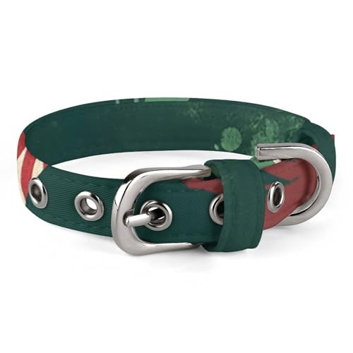 Hundehalsband, Zuckerstangen im Kreis, verstellbar, für kleine, mittelgroße Katzen und Hunde Hundehalsband, Zuckerstangen im Kreis, verstellbar, für kleine, mittelgroße Katzen und Hunde von QMNLKH